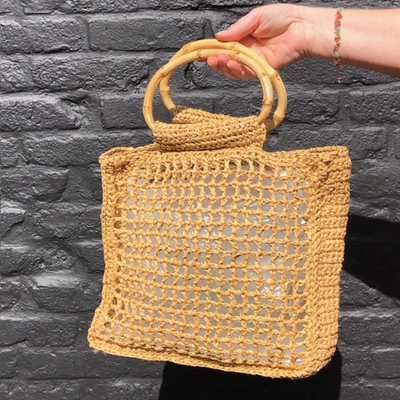Haakpakket Trendy Raffia Tasje