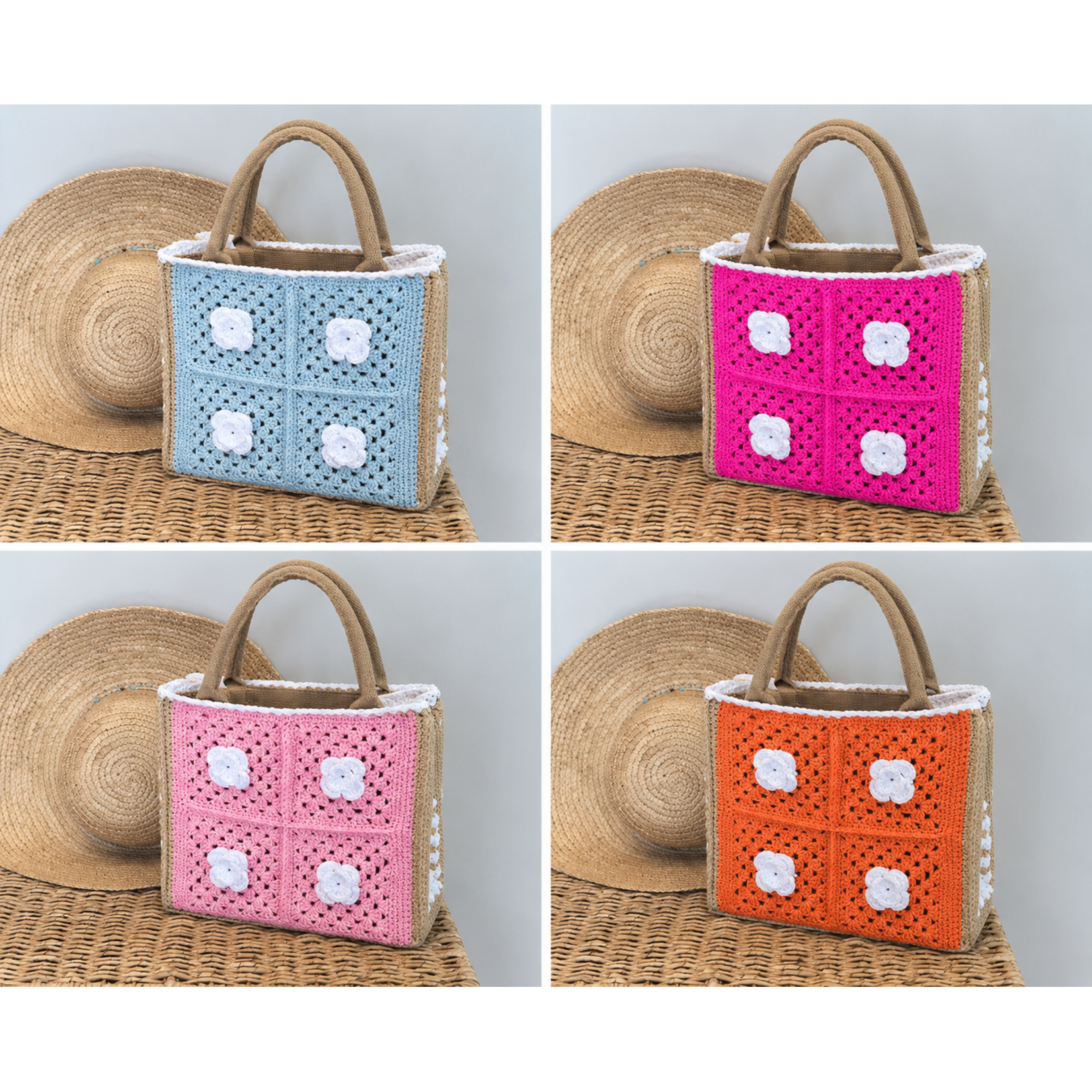Haakpakket 'The Flower Bag"