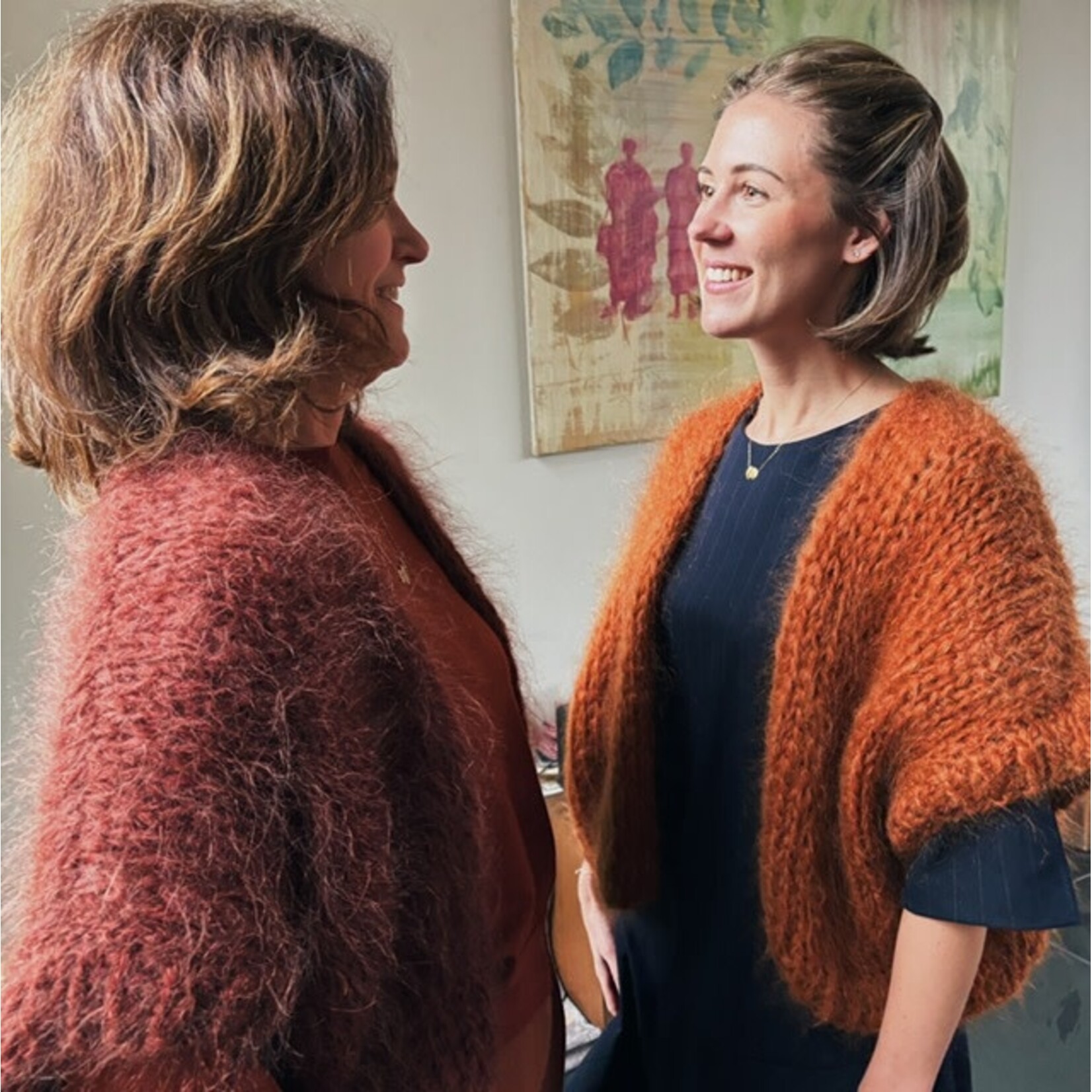 Breipatroon Mohair Bernadette-vest met mouwboorden (10/15)