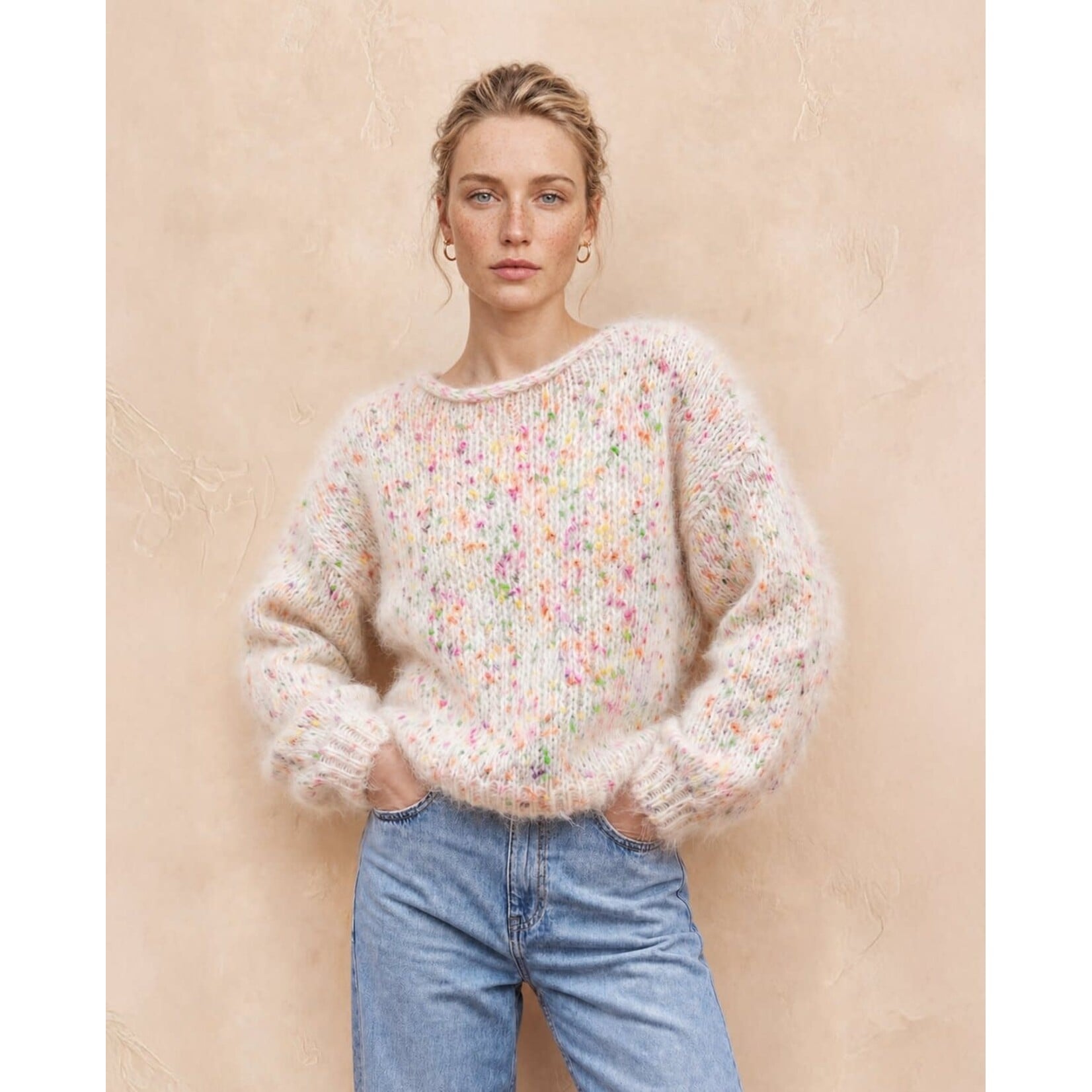 Breipakket Pull Lana - Mohair Dots