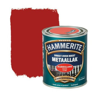 Hammerite Hammerite Metaallak Rood Z240 Zijdeglans 750 ml