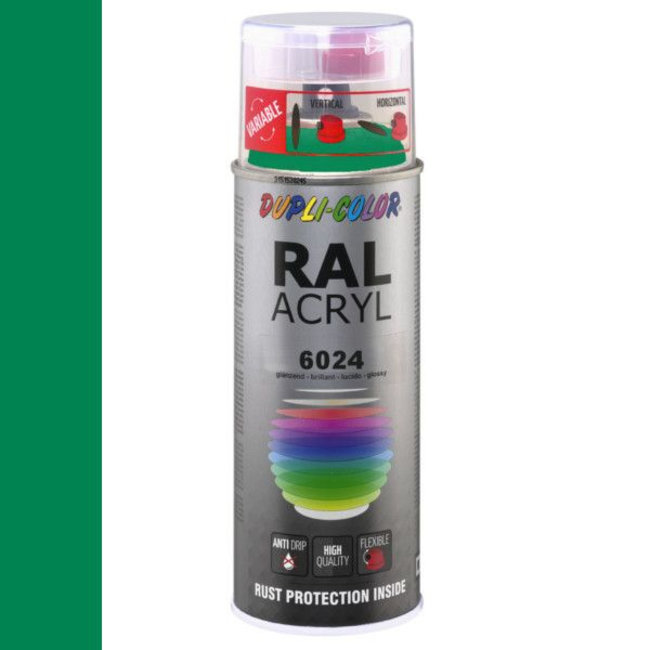 Dupli-Color Ral Acryl Ral 6024 Verkeersgroen Hoogglans 400 ml