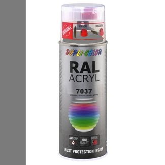 Dupli-Color Ral Acryl Ral 7037 Stof Grijs Hoogglans 400 ml