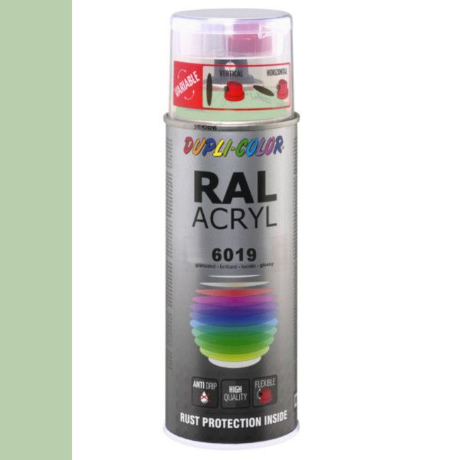 Dupli-Color Ral Acryl Ral 6019 Pastel Groen Hoogglans 400 ml
