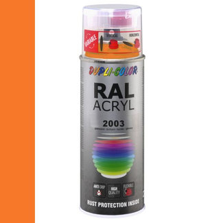 Dupli-Color Ral Acryl Ral 2003 Pastel Oranje Hoogglans 400 ml