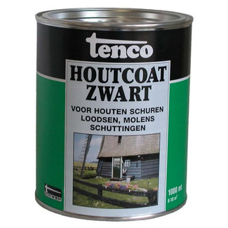 Tenco Houtcoat Zwart 5 liter