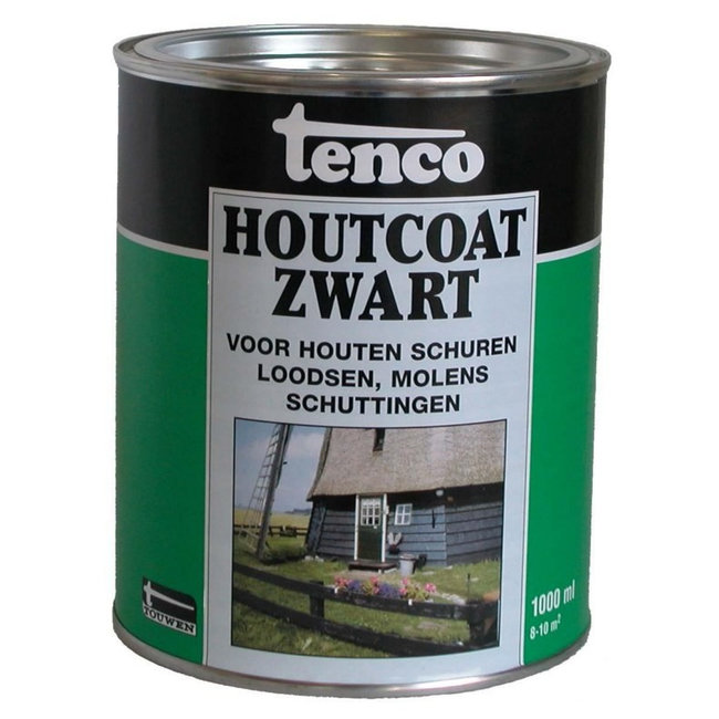 Tenco Tenco Houtcoat Zwart 5 liter