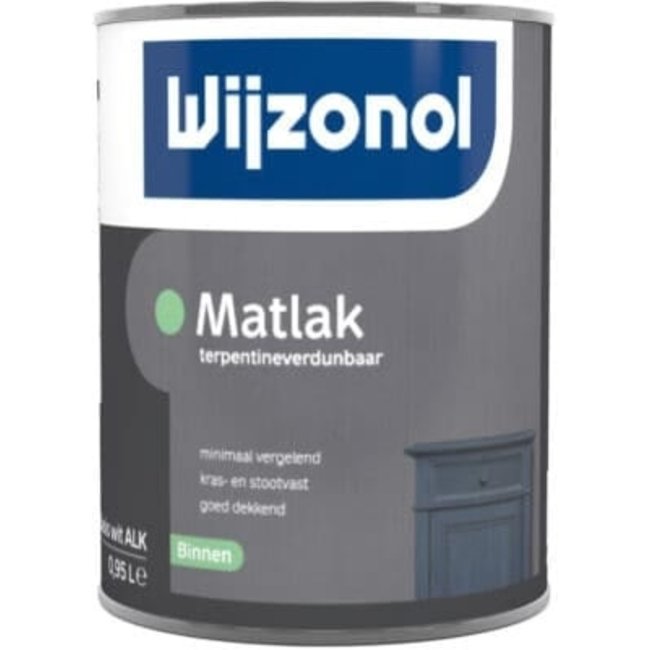 Wijzonol Matlak Binnen Terpentineverdunbaar 1 liter