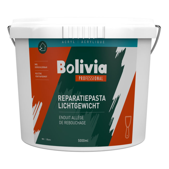 Bolivia Bolivia Reparatiepasta Lichtgewicht 5 liter