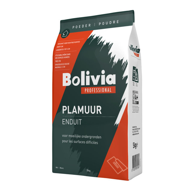 Bolivia Bolivia Plamuur Moeijlijke Ondergronden Zak 5 kilo