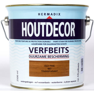 Hermadix Houtdecor Verfbeits Transparant Old Pine 657 2,5 liter