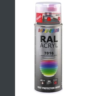 Dupli-Color Ral Acryl Ral 7016 Antraciet grijs Hoogglans 400 ml
