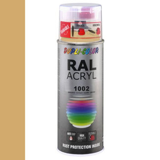 Dupli-Color Ral Acryl Ral 1002 Zand geel Hoogglans 400 ml