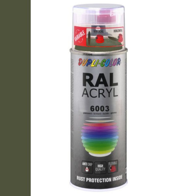 Dupli-Color Ral Acryl Ral 6003 Olijf groen Hoogglans 400 ml