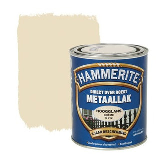 Hammerite Hammerite Metaallak Creme S012 Hoogglans 750 ml