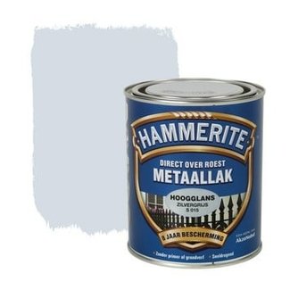 Hammerite Hammerite Metaallak Zilvergrijs S015 Hoogglans 750 ml