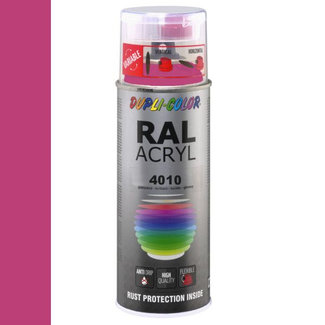 Dupli-Color Ral Acryl Ral 4010 Tele magenta Hoogglans 400 ml