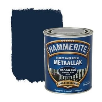 Hammerite Hammerite Metaallak Standblauw S028 Hoogglans 750 ml