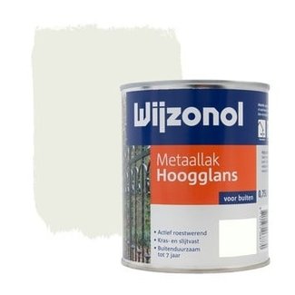 Wijzonol Wijzonol Metaallak Hoogglans Wit 750 ml