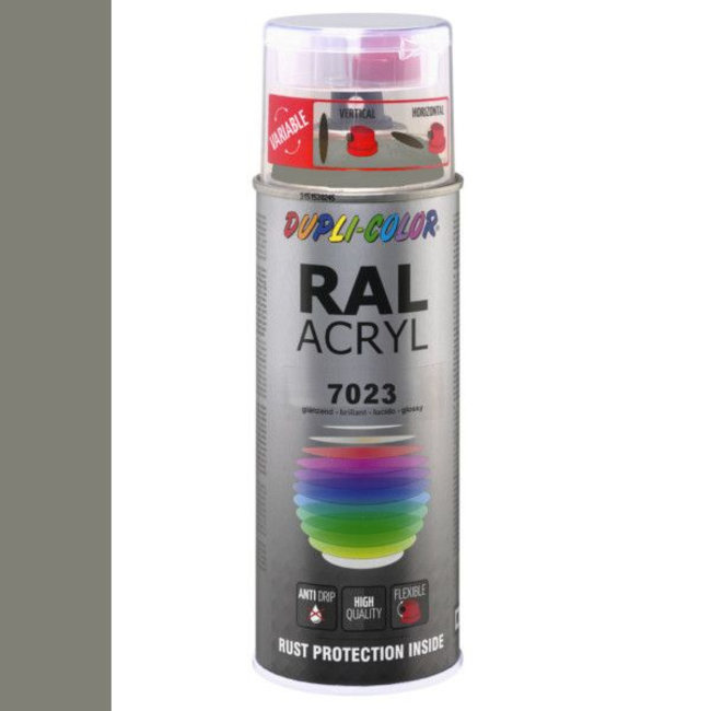 Dupli-Color Ral Acryl Ral 7023 Beton grijs Hoogglans 400 ml