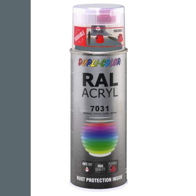 Dupli-Color Ral Acryl Ral 7031 Blauw grijs Hoogglans 400 ml