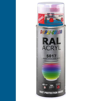 Dupli-Color Ral Acryl Ral 5017 Verkeersblauw Hoogglans 400 ml