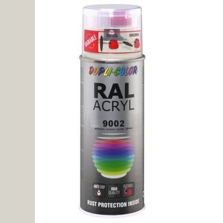 Dupli-Color Ral Acryl Ral 9002 Grijswit Hoogglans 400 ml