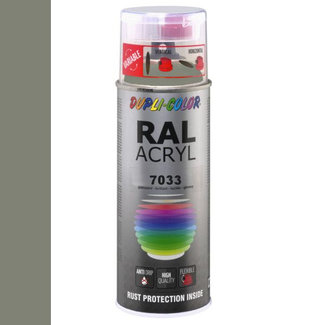 Dupli-Color Ral Acryl Ral 7033 Cement grijs Hoogglans 400 ml
