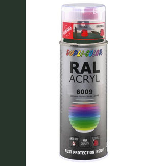 Dupli-Color Ral Acryl Ral 6009 Dennen groen Hoogglans 400 ml