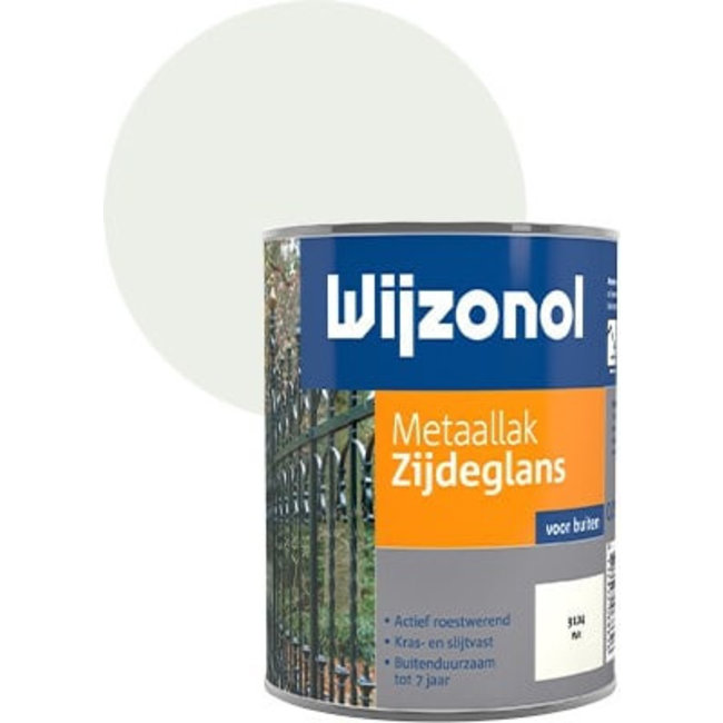 Wijzonol Wijzonol Metaallak Zijdeglans Wit 9104 750 ml