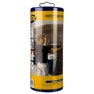 HPX Easy Mask Film crêpepapier + dispenser 2700mm x 16m