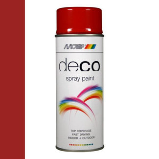 Motip Deco Paint Ral 3002 Karmijnrood Hoogglans 400 ml