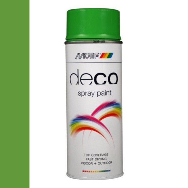 Motip Deco Paint Ral 6018 Geelgroen Hoogglans 400 ml