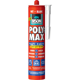 Bison Polymax High Tack Express 425 gram Wit