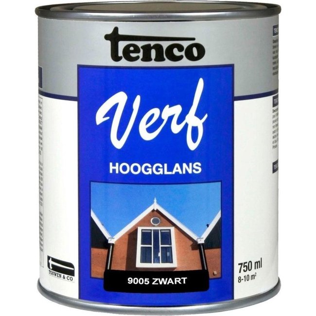 Tenco Tenco Verf Grijs Hoogglans 750 ml