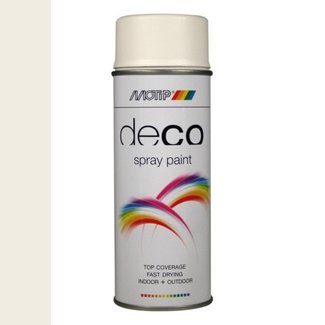 Motip Deco Paint Ral 9010 Helder Wit Hoogglans 400 ml