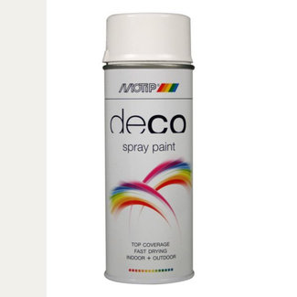 Motip Deco Paint Ral 9016 Verkeers Wit Hoogglans 400 ml