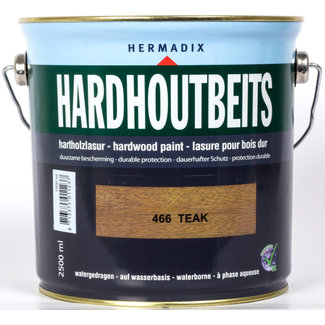 Hermadix Hermadix Hardhoutbeits Teak 466 2,5 liter