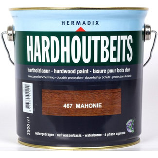 Hermadix Hardhoutbeits Mahonie 467 2,5 liter