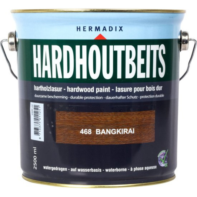 Hermadix Hermadix Hardhoutbeits Bangkirai 468 2,5 liter