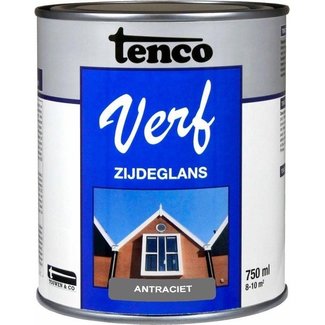Tenco Tenco Verf Zwart Ral 9005 Zijdeglans 750 ml