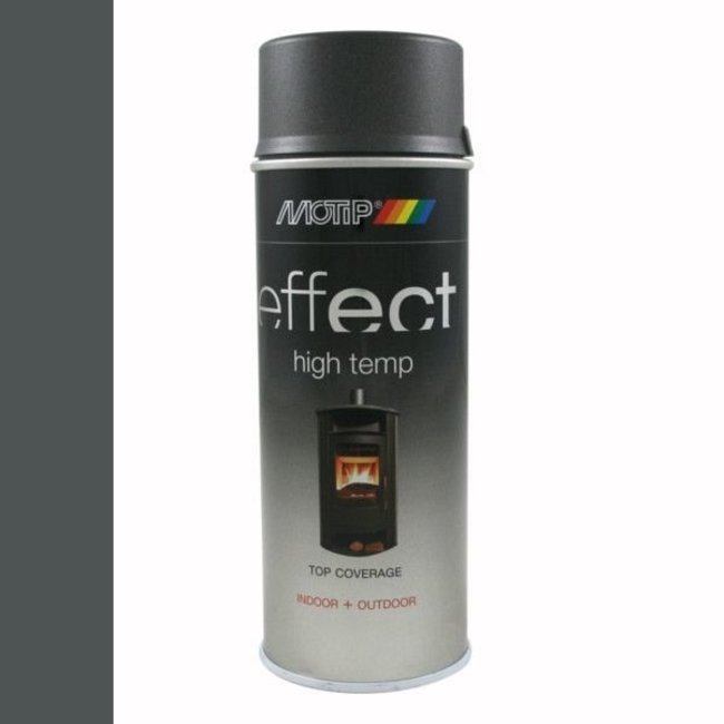 Motip Deco Effect Hittebestendig Donker Antraciet 400 ml