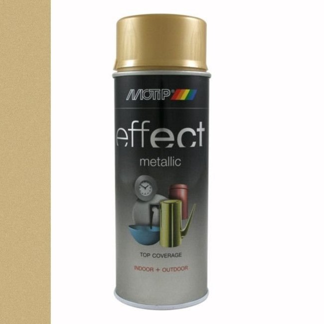 Motip Deco Effect Metallic Echt Goud 400 ml