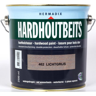 Hermadix Hardhoutbeits Licht Grijs 462 2,5 liter