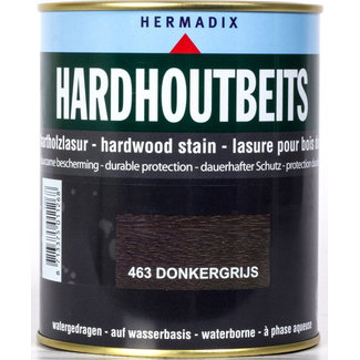 Hermadix Hardhoutbeits Donker Grijs 463 750 ml