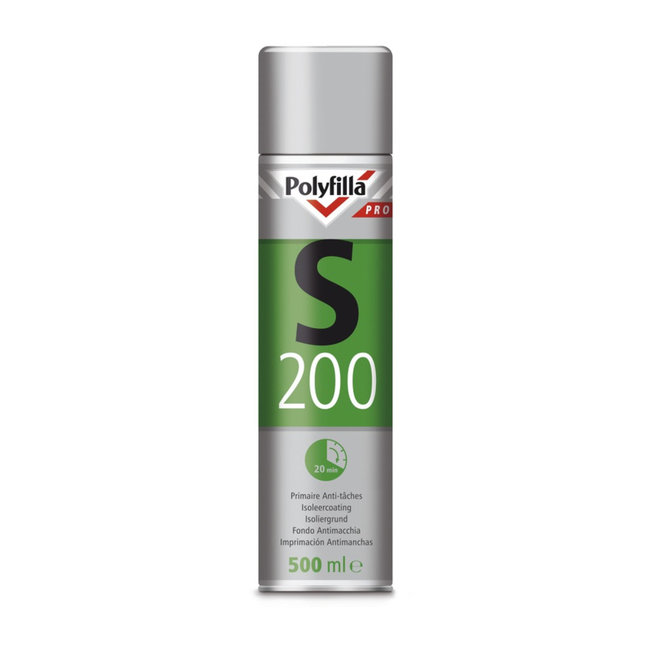 Polyfilla S200 Isoleercoating Spuitbus 500 ml