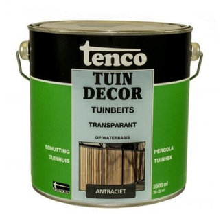 Tenco Tenco Tuindecor Transparant Antraciet 2,5 liter