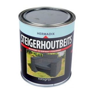 Hermadix Hermadix Steigerhoutbeits Rotsgrijs 750 ml