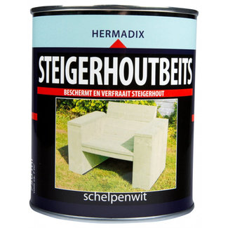 Hermadix Steigerhoutbeits Schelpenwit 750 ml