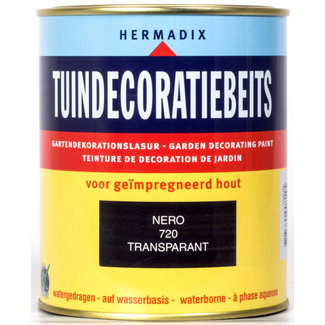 Hermadix Tuindecoratiebeits Transparant Nero 720 750 ml